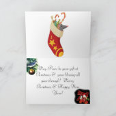 MERRY CHRISTMAS FEIERTAGSKARTE (Innenseite)