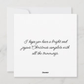 Merry Christmas! Feiertagskarte (Rückseite)