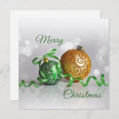 Merry Christmas Feiertagskarte (Vorne/Hinten)