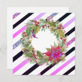 Merry Christmas!  Feiertagskarte (Vorne/Hinten)