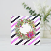 Merry Christmas!  Feiertagskarte (Stehend Vorderseite)