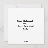 Merry Christmas!  Feiertagskarte (Rückseite)