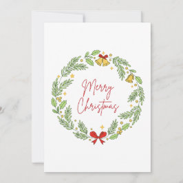 Merry Christmas Feiertagskarte