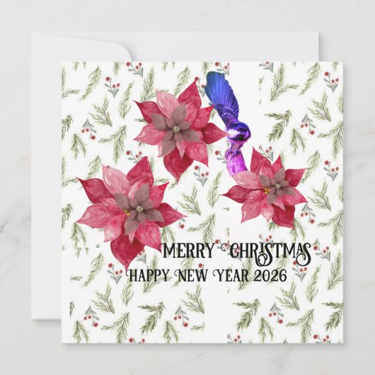 Merry Christmas  Feiertagskarte (Vorderseite)