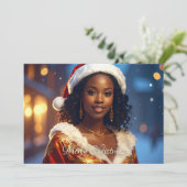 MERRY CHRISTMAS FEIERTAGSKARTE (Stehend Vorderseite)