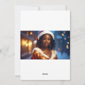 MERRY CHRISTMAS FEIERTAGSKARTE (Rückseite)