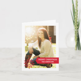 Merry Christmas Feiertagskarte