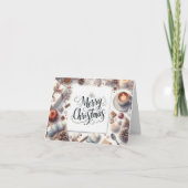 Merry Christmas Feiertagskarte (Vorderseite)