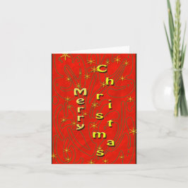 Merry Christmas Feiertagskarte
