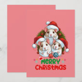 Merry Christmas  Feiertagskarte (Vorne/Hinten)