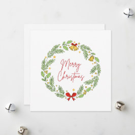 Merry Christmas Feiertagskarte