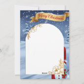 Merry Christmas  Feiertagskarte (Rückseite)