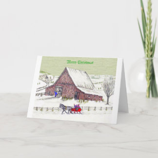 Merry Christmas Feiertagskarte