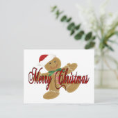 Merry Christmas Feiertagspostkarte (Stehend Vorderseite)