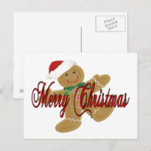 Merry Christmas Feiertagspostkarte (Vorne/Hinten)
