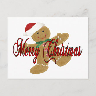 Merry Christmas Feiertagspostkarte