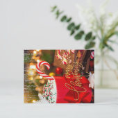 MERRY CHRISTMAS FEIERTAGSPOSTKARTE (Stehend Vorderseite)