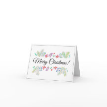 Merry Christmas Festive Foliage