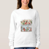 Merry Christmas Festive Gathering Sweatshirt - Div (Vorderseite)