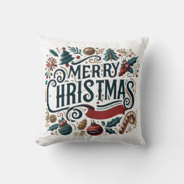 Merry Christmas Festive & Heartfelt  Kissen