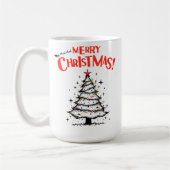 🎄 Merry Christmas | Festive Holiday Kaffeetasse (Links)