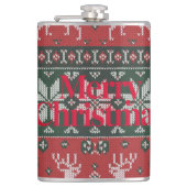 Merry Christmas Flachmann (Vorderseite)