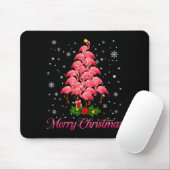 Merry Christmas Flamingo Snowflake Tree Xmas Men W Mousepad (Mit Mouse)