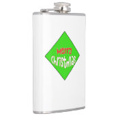 Merry Christmas Flask – Festive Holiday Gift Flachmann (Rechts)