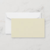 Merry Christmas Flat Note Card Mitteilungskarte (Rückseite)