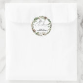 Merry Christmas for Gifts Envelopes Present Class Runder Aufkleber (Tasche)