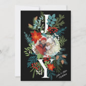 MERRY CHRISTMAS Foto Feiertagskarte (Vorderseite)