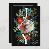 MERRY CHRISTMAS Foto Feiertagskarte (Vorne/Hinten)