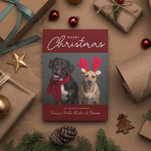 MERRY CHRISTMAS | Foto hinzufügen Einladung