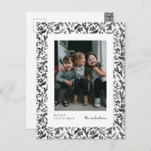 MERRY CHRISTMAS | Foto Postkarte hinzufügen (Vorne/Hinten)