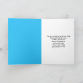 Merry Christmas Freeze, Uncle! Santa With Cop Car Karte (Innenseite)