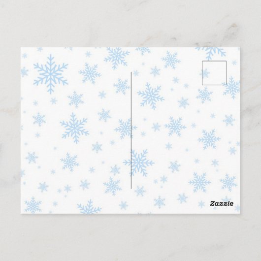 Merry Christmas | French bulldog Postkarte (Rückseite)