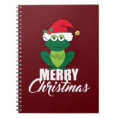 Merry Christmas Frog Notizblock (Vorderseite)