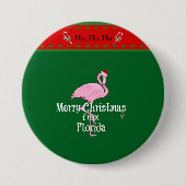 Merry Christmas from Florida Button (Vorderseite)