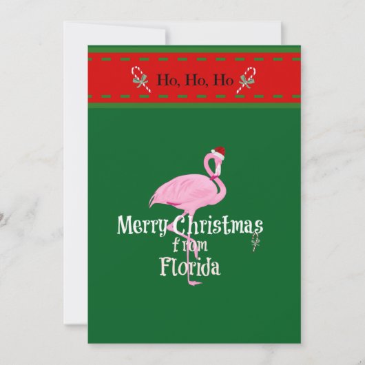 Merry Christmas from Florida Feiertagskarte (Vorderseite)
