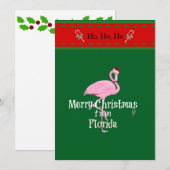 Merry Christmas from Florida Feiertagskarte (Vorne/Hinten)