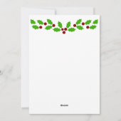 Merry Christmas from Florida Feiertagskarte (Rückseite)