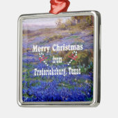 Merry Christmas from Fredericksburg, Texas Ornament Aus Metall (Links)