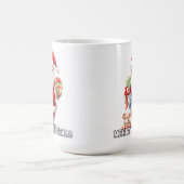 Merry Christmas From Santa Claus Kaffeetasse (Mittel)