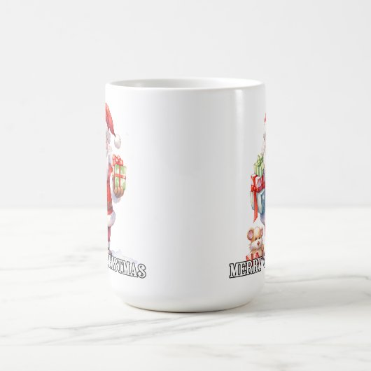 Merry Christmas From Santa Claus Kaffeetasse (Mittel)