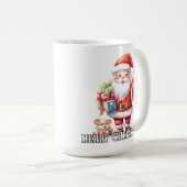 Merry Christmas From Santa Claus Kaffeetasse (VorderseiteRechts)