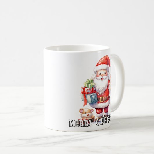 Merry Christmas From Santa Claus Kaffeetasse (VorderseiteRechts)