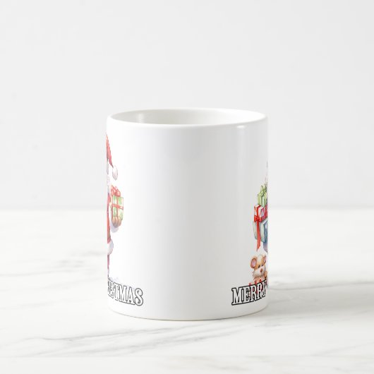 Merry Christmas From Santa Claus Kaffeetasse (Mittel)