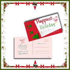 Merry Christmas from the Anderson Family Begleitkarte