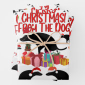 Merry Christmas from the Dog Geschenkpapier Set (Beispiel)