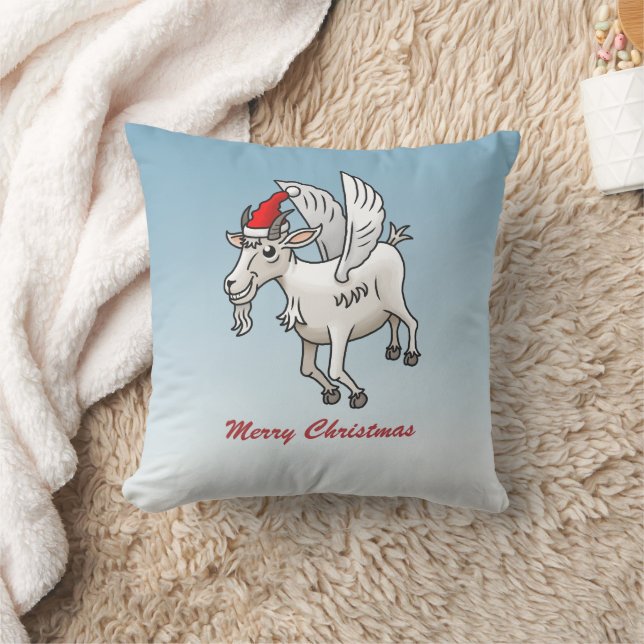 Merry Christmas from The Flying Goat Kissen (Decke)
